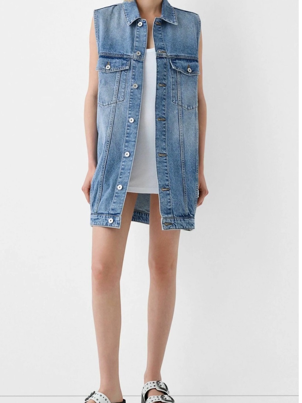BERSHKA Vest Denim’s
